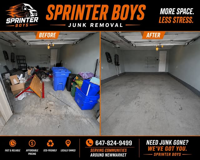 Garage cleanout more space less stress